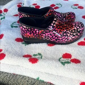Dansko Heart Pattern Clogs